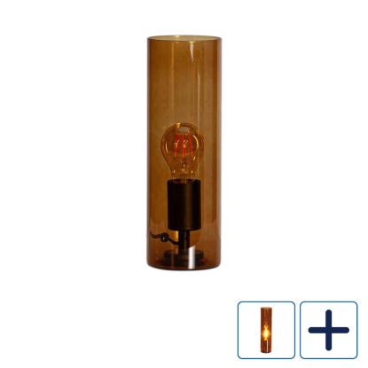 By Rydéns Flake bordlampe, cognac