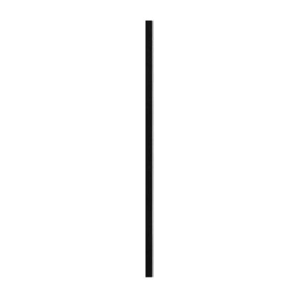 I-Wood afslutningsliste til 4-lamel akustikpanel, sortmalet, grå filt og sort kerne, egefiner, 17 x 67 mm