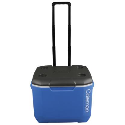 Coleman Tricolor 60QT Performance køleboks med hjul, blå/grå