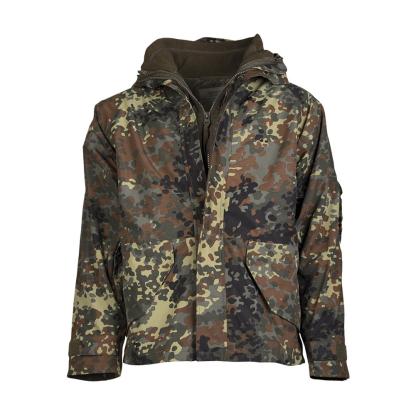 Mil-Tec regnjakke med aftagelig fleecejakke, flecktarn camo 