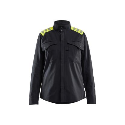 Blåkläder 4072 dame overshirt inherent, sort/hi-vis gul