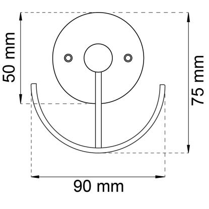 Habo Smile frakkekrog, rustfri