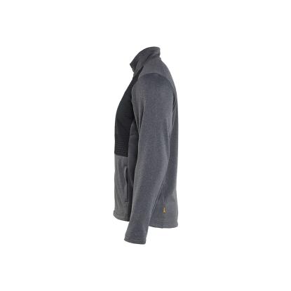 Blåkläder 3548 35482526 sweatshirt full zip, sortmeleret