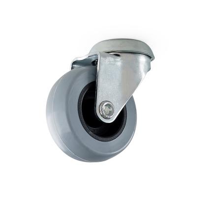 Habo 4107 møbelhjul med centrumhul, Ø75 mm
