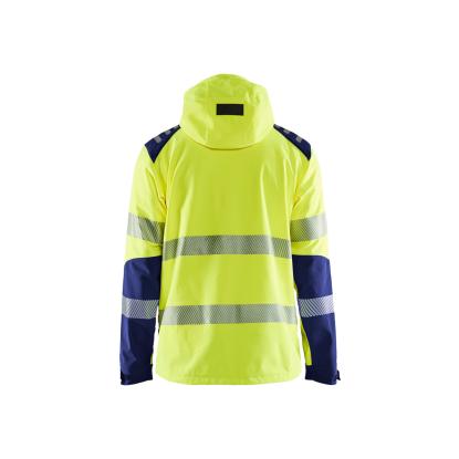 Blåkläder 4491 high vis softshelljakke, hi-vis gul/marineblå