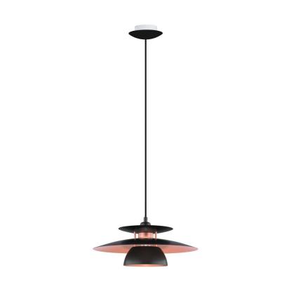 EGLO BRENDA pendel, Ø43 cm, E27, sort/kobber