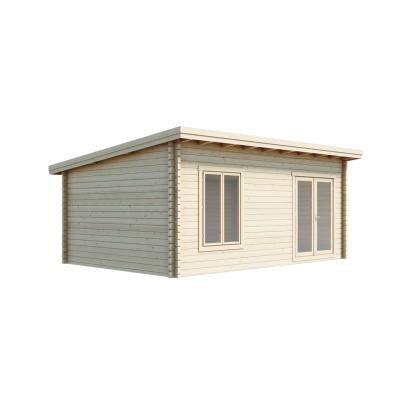 Luoman Lillevilla Koppelo havehus med store vinduer - 24 m²