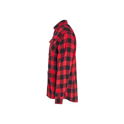 Blåkläder 3288 flannelskjorte, rød/sort