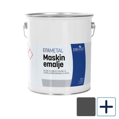 EFAmetal Maskinemalje, antracitgrå