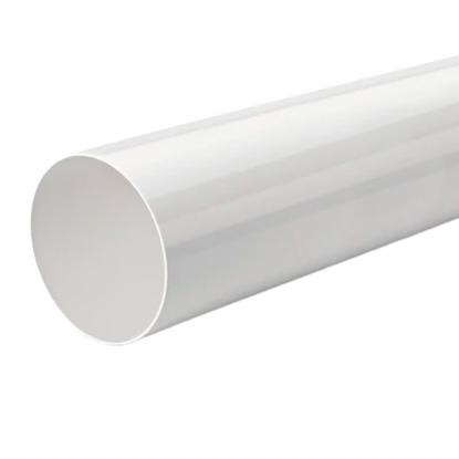 JG Nordic aftrækskanal, rund, Ø150 mm - 1 meter