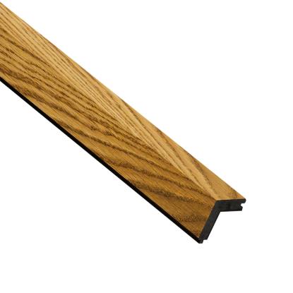 I-Wood UniPanel udvendigt hjørne, brun olieret, sort kerne, egefiner, 17 x 55 x 2780 mm