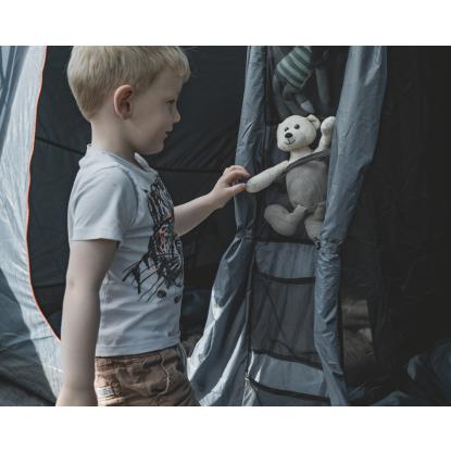 easy camp Skarvan 4 tunneltelt til 4 personer, blå