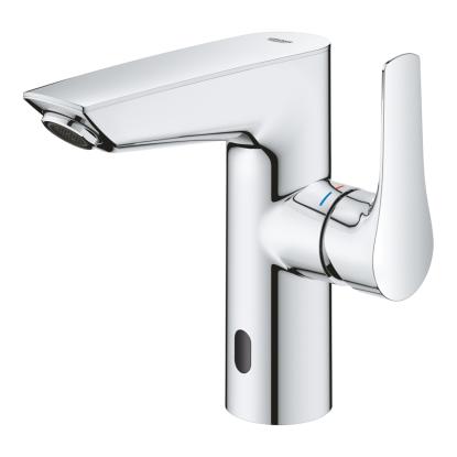 GROHE Eurosmart 2-i-1 berøringsfrit håndvaskarmatur, 6V batteri, krom