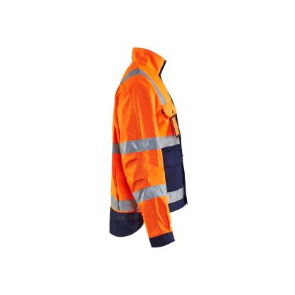 Blåkläder 4023 high vis arbejdsjakke, hi-vis orange/marineblå