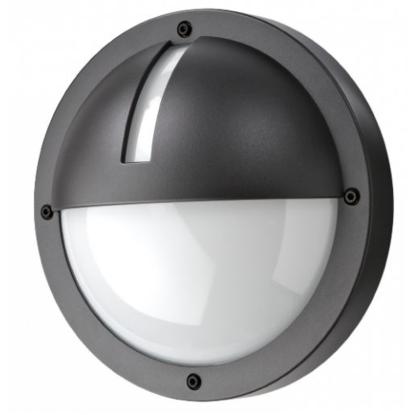 SG Armaturen Uno 1100 LED væglampe, Ø27 cm, IP65, grafitgrå