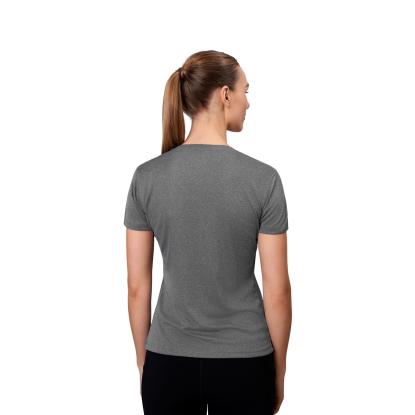 ID 2032 YES Active T-shirt, dame, grå melange
