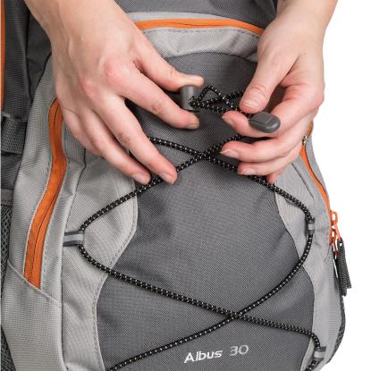 Trespass ALBUS rygsæk, grå/orange - 30 liter