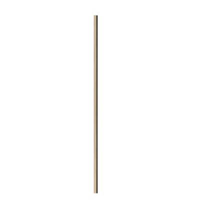 I-Wood afslutningsliste til akustikpanel, ubehandlet natur, sort filt og lys kerne, egefiner, 16 x 42 mm