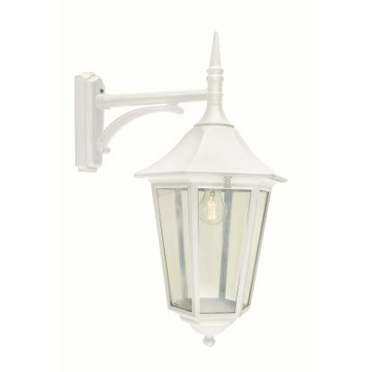 Norlys Modena Big væglampe, ned, E27, IP54, hvid