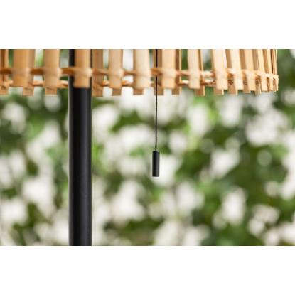 Venture Design Mabis gulvlampe, bambus, sort/natur, 150 cm