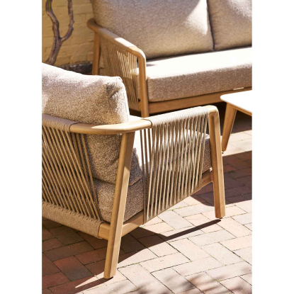 Fargo loungesæt med hynder, aluminium, taupe