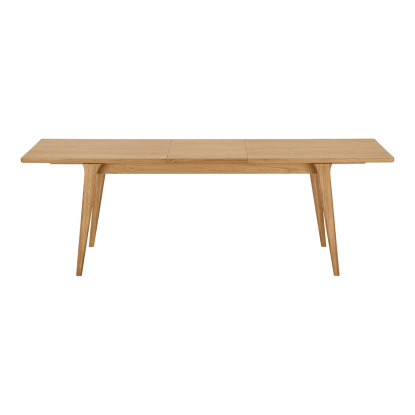 Darwin spisebord med tillægsplade, egefiner, 90 x 180-230 cm