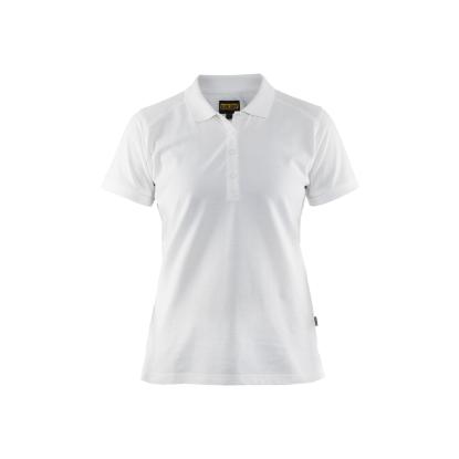 Blåkläder 3390 dame poloshirt, hvid