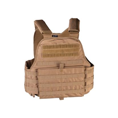 Mil-Tec Plate Carrier taktisk vest, coyote brun 