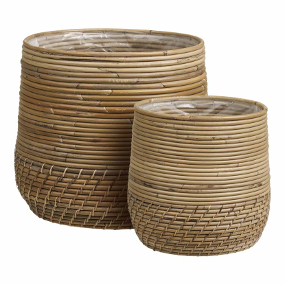 Moro kurve, kubu rattan - 2 stk.