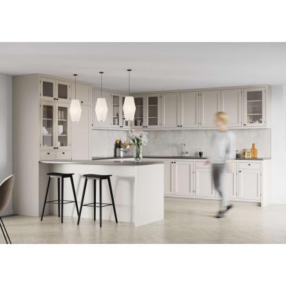 Fibo Kitchen Board vægplade, 10 x 600 x 580 mm, cracked cement silk - 2 stk.