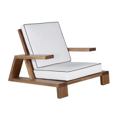 Venture Design Daria loungestol, brun/hvid