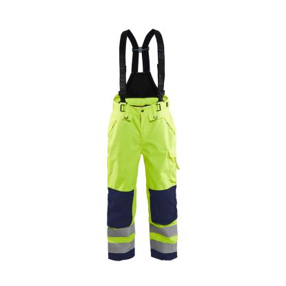 Blåkläder 1867 high vis skalbuks, hi-vis gul/marineblå