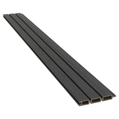 Kirkedal Komposit hegnsprofil K3, 24 x 180 cm, black
