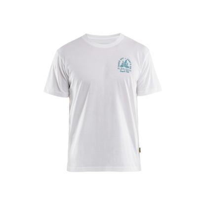 Blåkläder 9419 t-shirt blåkläder beach club, hvid