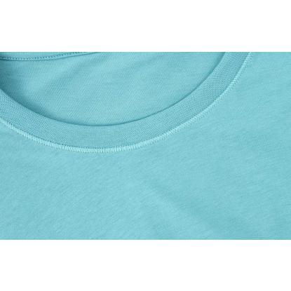 ID 0552 T-shirt, økologisk, støvet aqua