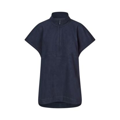 ID 0808 fleece tunika med korte ærmer, unisex, navy