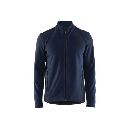 Blåkläder 4765 microfleece jakke, mørk marineblå/sort