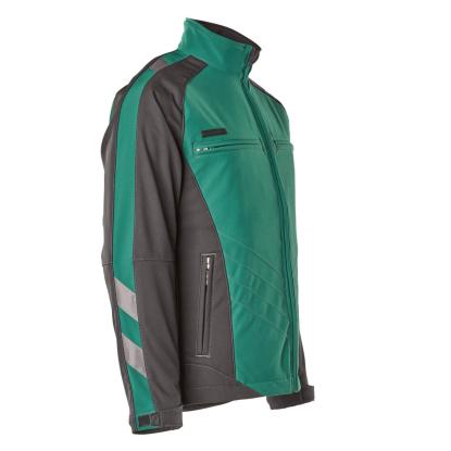 MASCOT UNIQUE Dresden softshell jakke, grøn/sort