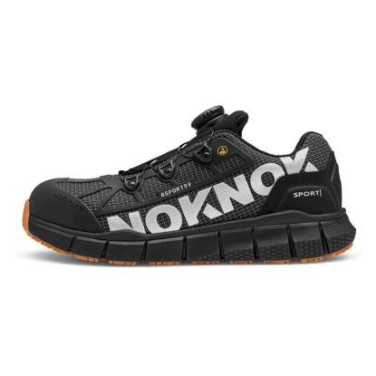 NokNok Sport 99 S1P SRC sikkerhedssko med wireluk, ESD, sort/grå