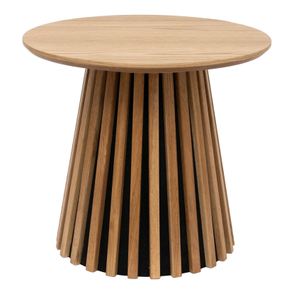 Osaka hjørnebord, egefiner, Ø50 cm