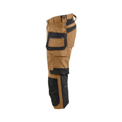 Blåkläder 1754 håndværker knickers med stretch, nougat/sort