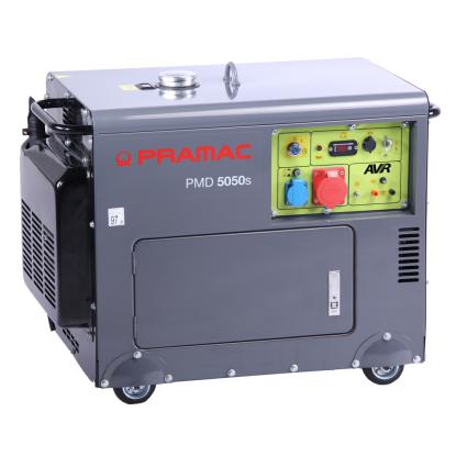 Pramac PMD-5050 S dieselgenerator med AVR, 4,0 kW, 400V
