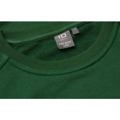 ID PRO Wear CARE 0381 sweatshirt, ubørstet, dame, flaskegrøn