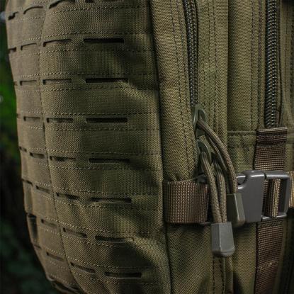 M-TAC Assault Laser Cut rygsæk, large, olive - 36 liter