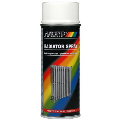 Motip radiatorspray, 400 ml - hvid