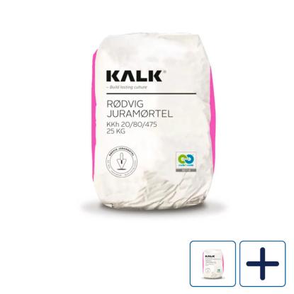KALK Rødvig juramørtel, KKh 20/80/475, lilla pose - 15 liter