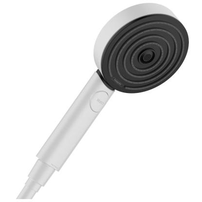 hansgrohe Pulsify Select S Activation EcoSmart håndbruser, Ø105 mm, 3-jet, mat hvid