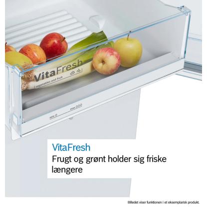 Bosch KSV36VLDP fritstående køleskab, 346 liter