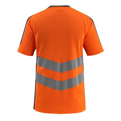 MASCOT SAFE SUPREME Sandwell T-shirt, hi-vis orange/mørk marine