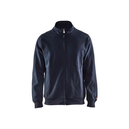 Blåkläder 3349 sweatshirt full zip, mørk marineblå